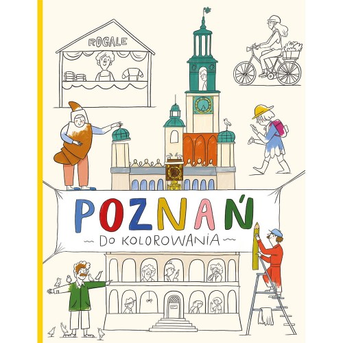 okładka kolorowanki Poznań do kolorowania